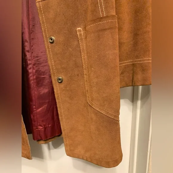 🔥 Vintage Suede Jacket - Western Chic Meets Rockstar Vibes 🤠🎸🔥 - Picture 3 of 16